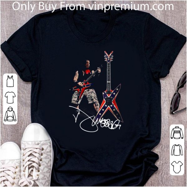 Premium Dimebag Darrell Playing Guitar Signature Pantera Damageplan shirt 2