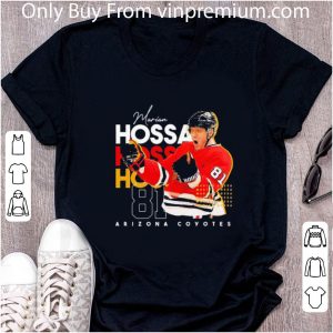 Original Marian Hossa 81 Arizona Coyotes Hockey Team shirt 4