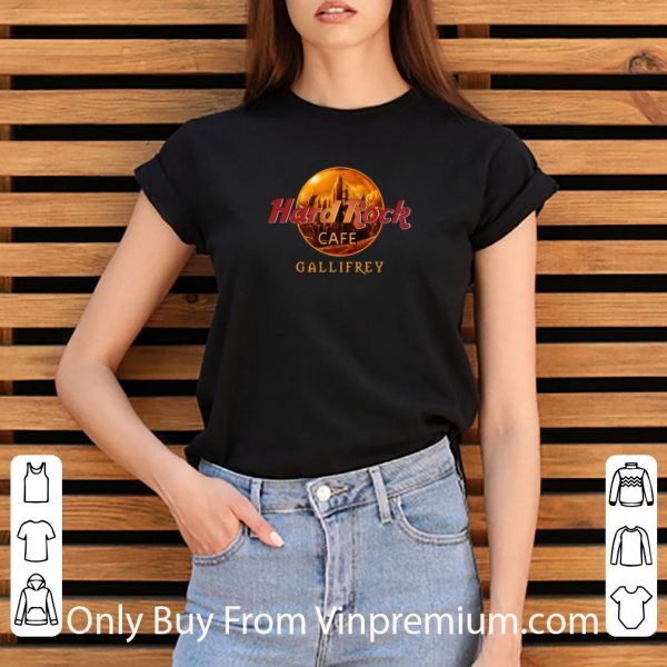 Pretty Hard Rock Cafe Gallifrey Doctor Who shirt 3