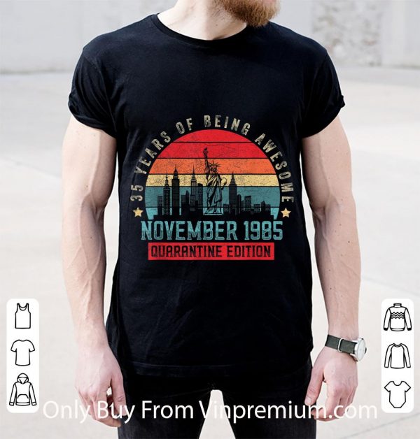 Top November 1985 35 Year Old shirt 2