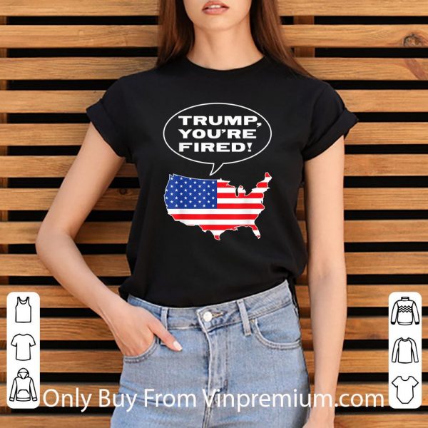 Premium Trump You’re Fired Joe Biden Victory 2020 American Flag Map shirt 3