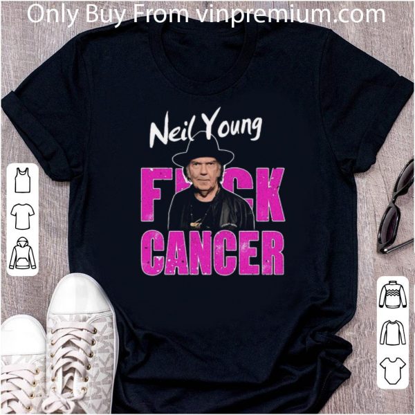 Original Neil Young Fuck Cancer shirt 2