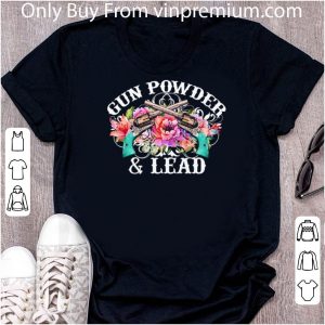 Original Gun Powder And Lead Flowers shirt 4