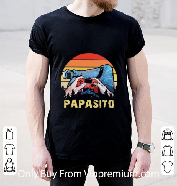 Hot Papasito Play Video Game Vintage shirt 2