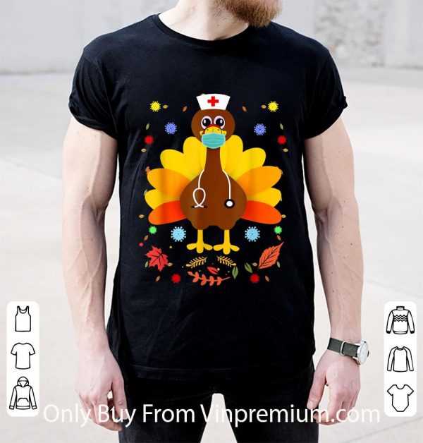 Official Thanksgiving Scrub Turkey Nurse Holiday Nursing shirt 2