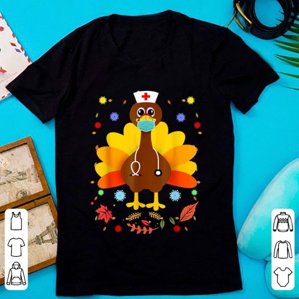 Official Thanksgiving Scrub Turkey Nurse Holiday Nursing shirt 1