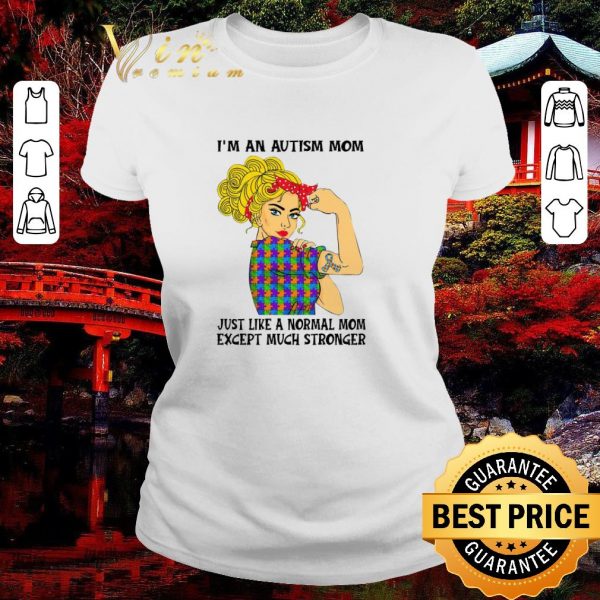 Premium I’m An Autism Mom Just Like A Normal Mom Except Much Stronger shirt 2
