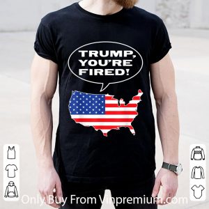 Premium Trump You’re Fired Joe Biden Victory 2020 American Flag Map shirt 4