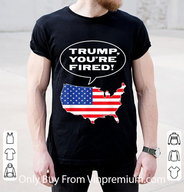 Premium Trump You’re Fired Joe Biden Victory 2020 American Flag Map shirt 2