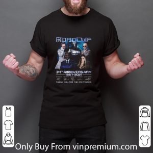 Great Robocop 34th Anniversary 1987–2021 Signatures shirt 5