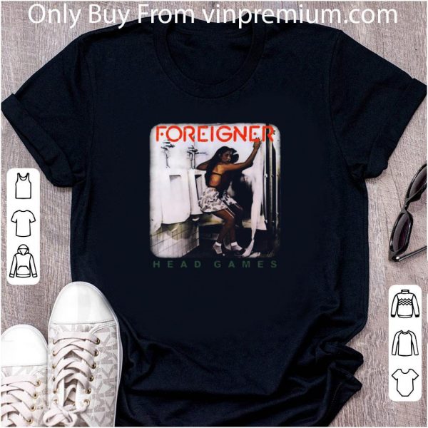 Original Foreigner Band Head Games shirt 2