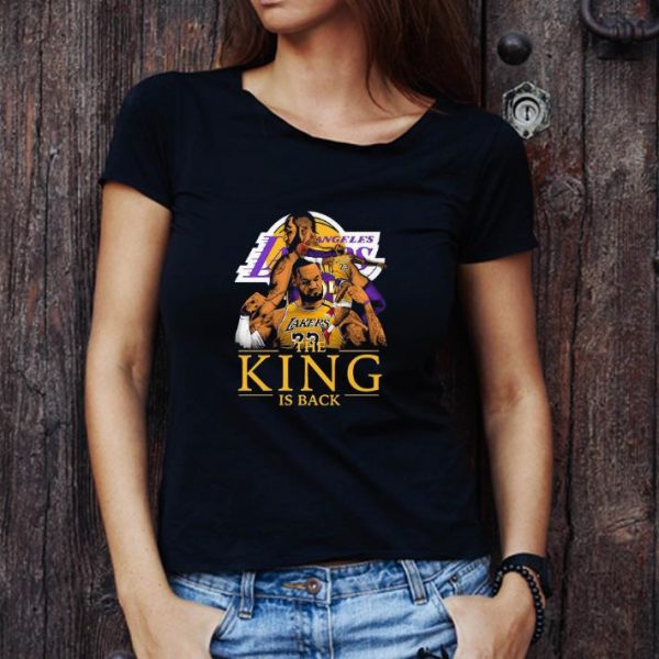 Top Los Angeles Lakers The King Is Back shirt 1
