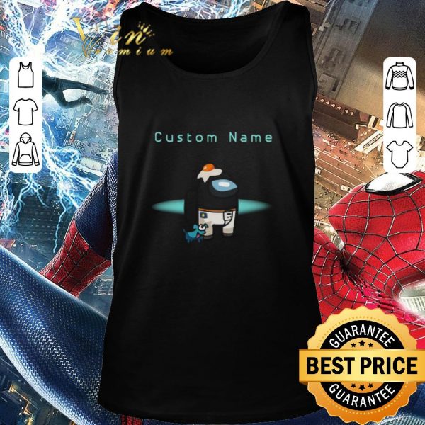 Hot Among Us Custom Name Crewmate All Character Pet Hat Outfit Birthday shirt 2