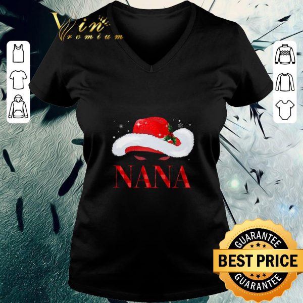 Pretty Santa Hat Women Nana shirt 3