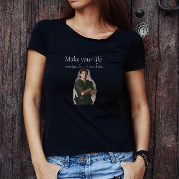 Nice Make Your Life Spectacular I Know I Did Robin Williams shirt 1