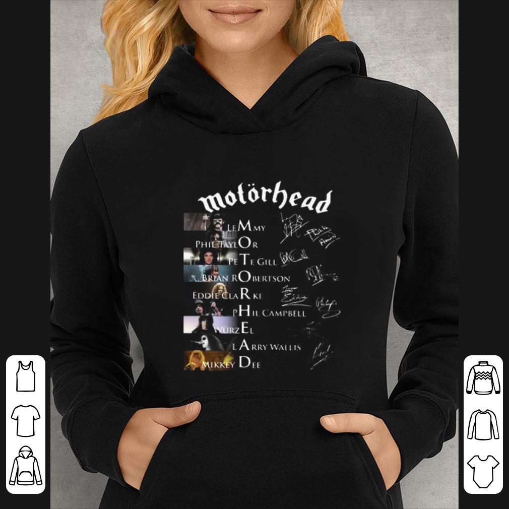 Pretty Motorhead Band Members Signatures shirt 7 Pretty Motorhead Band Members Signatures shirt