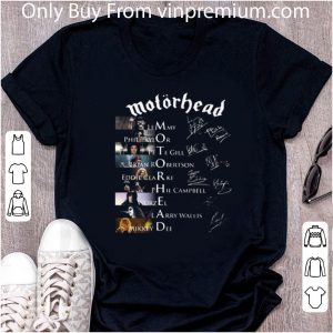 Pretty Motorhead Band Members Signatures shirt 4