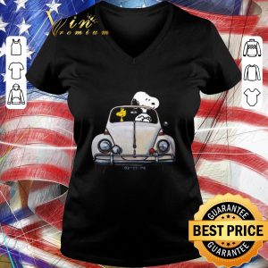 Awesome Snoopy And Woodstock Driving Volkswagen Beetle shirt 5