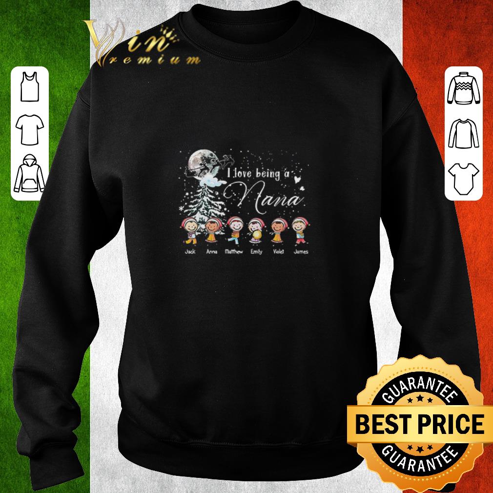 Awesome I Love Being A Nana Jack Matthew Emily Violet James Christmas shirt 7 Awesome I Love Being A Nana Jack Matthew Emily Violet James Christmas shirt