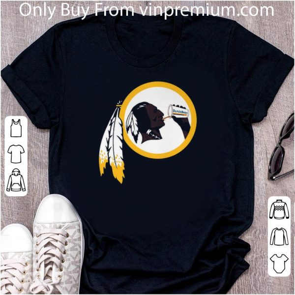 Hot Washington Redskins Logo Drink Dutch Bros shirt 2