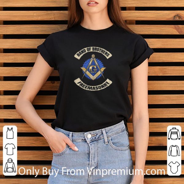 Nice Band Of Brothers G Freemasonry Symbol shirt 3