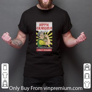 Nice Hippie Grandma Like A Regular Grandma Only Cooler Light shirt 5