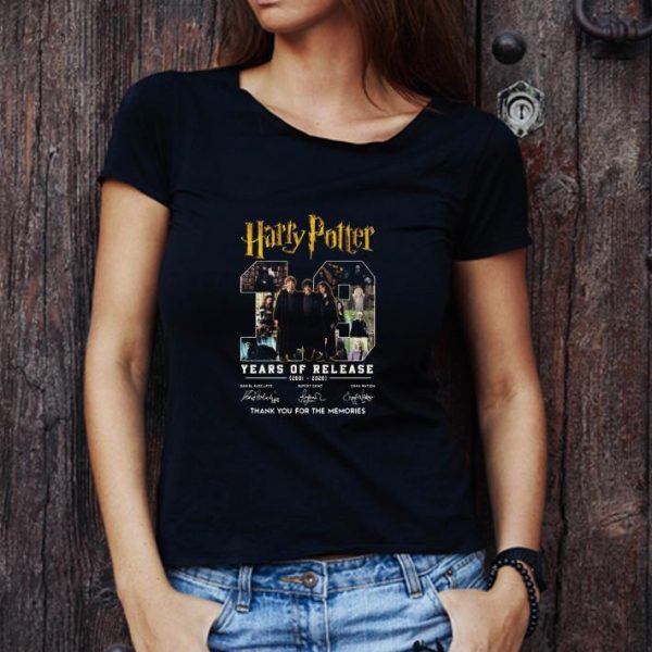 Nice Hatty Potter 19 Years Of Release 2001-2020 Signed Thank You Memories shirt 1