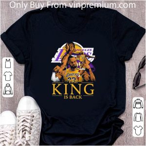 Top Los Angeles Lakers The King Is Back shirt 4