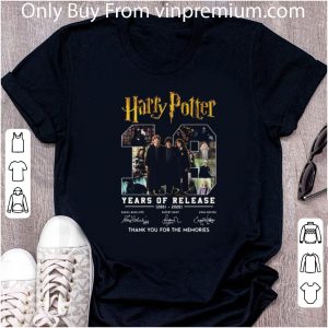 Nice Hatty Potter 19 Years Of Release 2001-2020 Signed Thank You Memories shirt 4