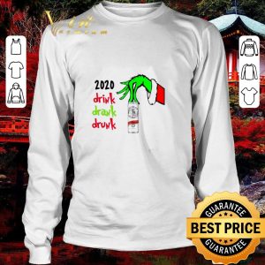 Funny Hand Grinch Holding White Claw Hard Seltzer Watermelon 2020 Drink Drank Drunk Christmas Sweater shirt 5