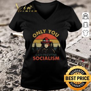 Hot Bear Only You Can Prevent Socialism Vintage shirt 5