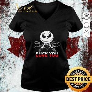 Awesome Jack Skeleton Fuck You shirt 5