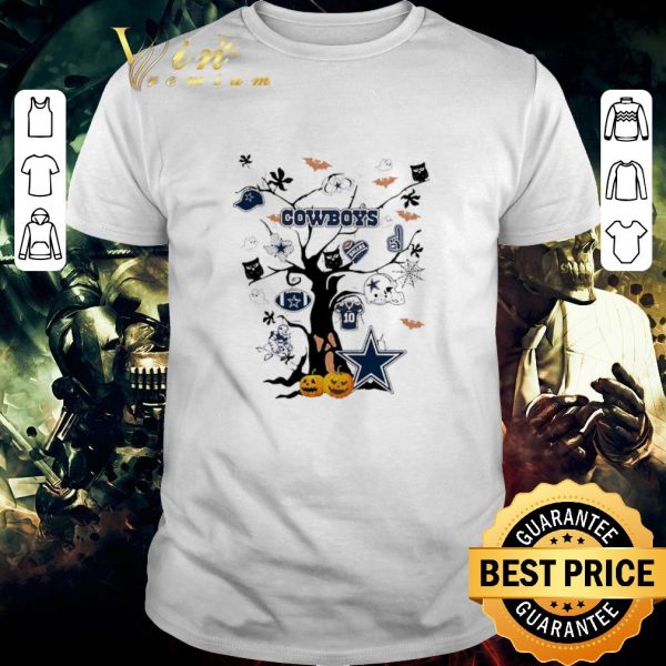 Premium Dallas Cowboys And Ghost On Tree shirt 1