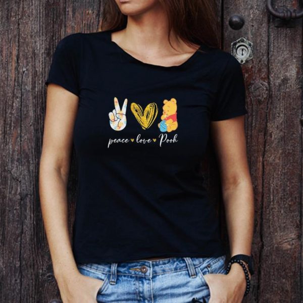 Hot Peace Love Pooh shirt 1