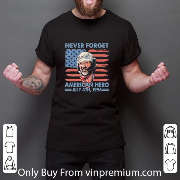 Top Never Forget American Hero July 4th 1996 Flag shirt 3