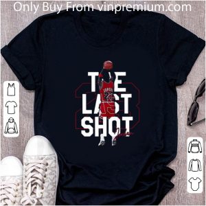 Nice Michael Jordan The Last Shot 23 Basketball shirt 4
