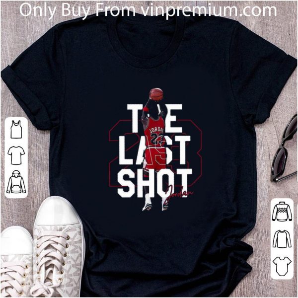 Nice Michael Jordan The Last Shot 23 Basketball shirt 2