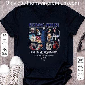 Top Elton John 58 Years Of Operation 1962-2020 Signature shirt 4