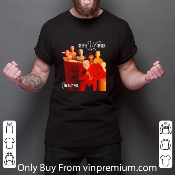 Awesome Stevie Wonder Characters Album shirt 3