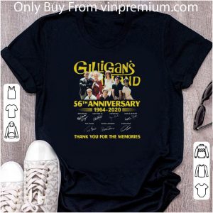 Nice Gilligan’s Island 56th Anniversary 1964-2020 Thank You For The Memories shirt 4