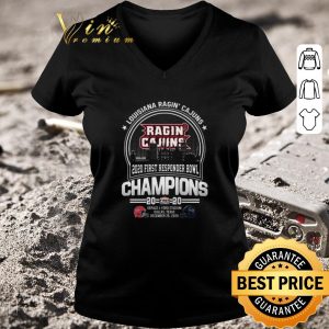 Hot 2020 Louisiana Ragin Cajuns First Responder Bowl Champions 2020 shirt 5