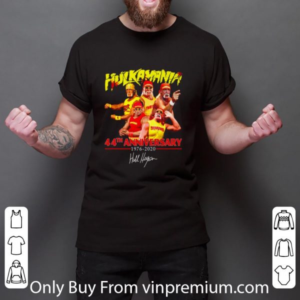 Pretty Hulkamania 44th Anniversary 1976 2020 Signature shirt 3
