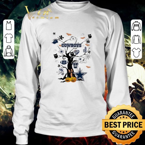 Premium Dallas Cowboys And Ghost On Tree shirt 3