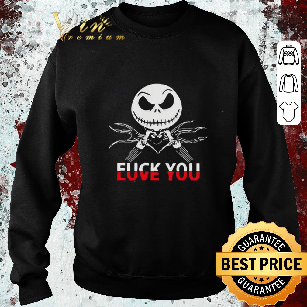 Awesome Jack Skeleton Fuck You shirt