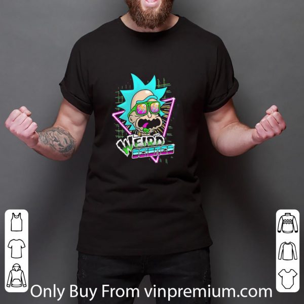 Pretty Rick Sanchez Weird Science Retro shirt 3