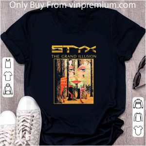 Original Styx Band The Grand Illusion shirt 4