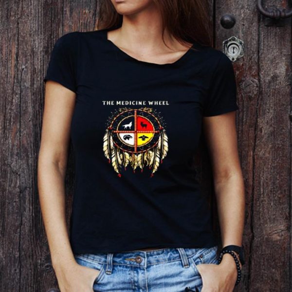 Hot The Medicine Wheel Animals Native shirt 1