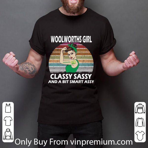 Awesome Vintage Woolworths Girl Classy Sassy And A Bit Smart Assy shirt 3