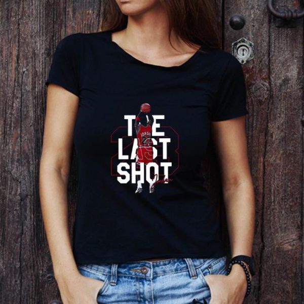 Nice Michael Jordan The Last Shot 23 Basketball shirt 1