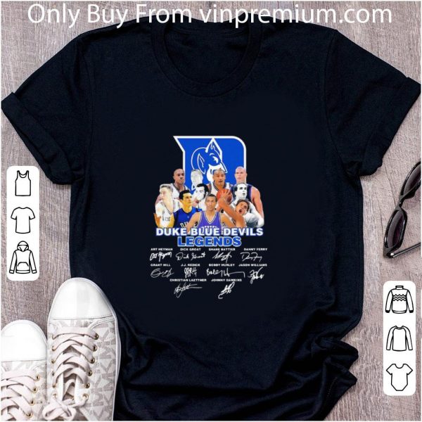 Pretty Duke Blue Devils Legends Players Signatures shirt 2